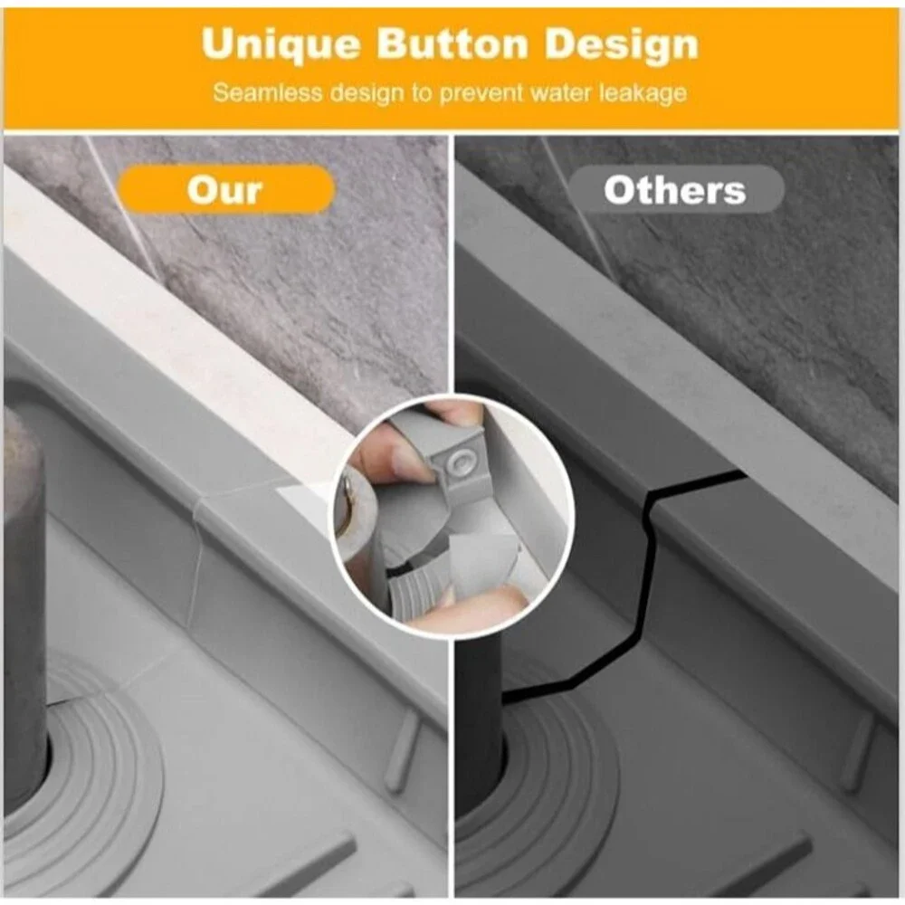 New 24 Inch Faucet Mat for Kitchen Sink, Kitchen Sink Water Splash Guard